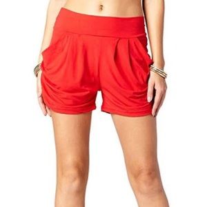 Harem Shorts - Red shorts, Size XL